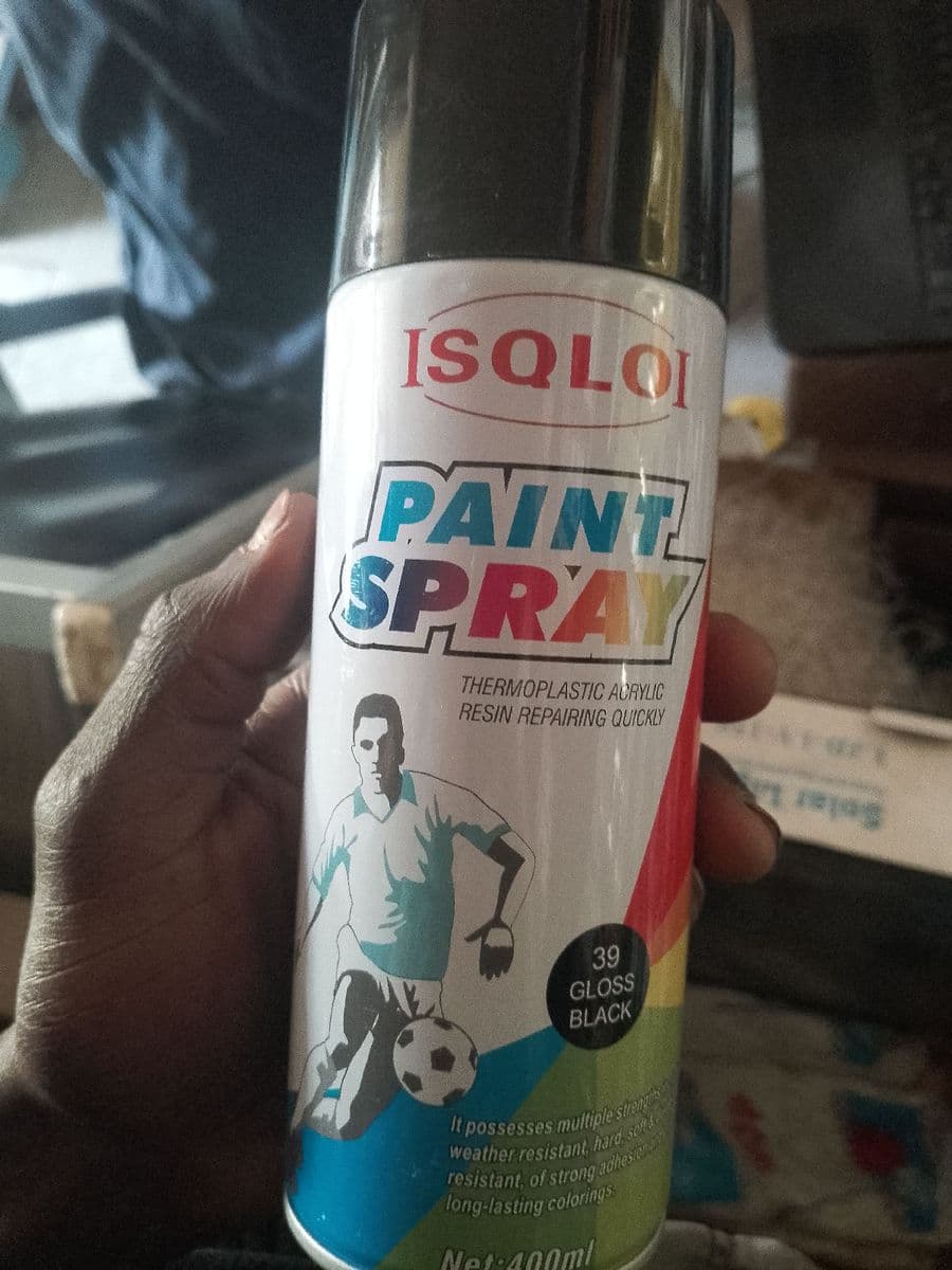 Bombe peinture noir