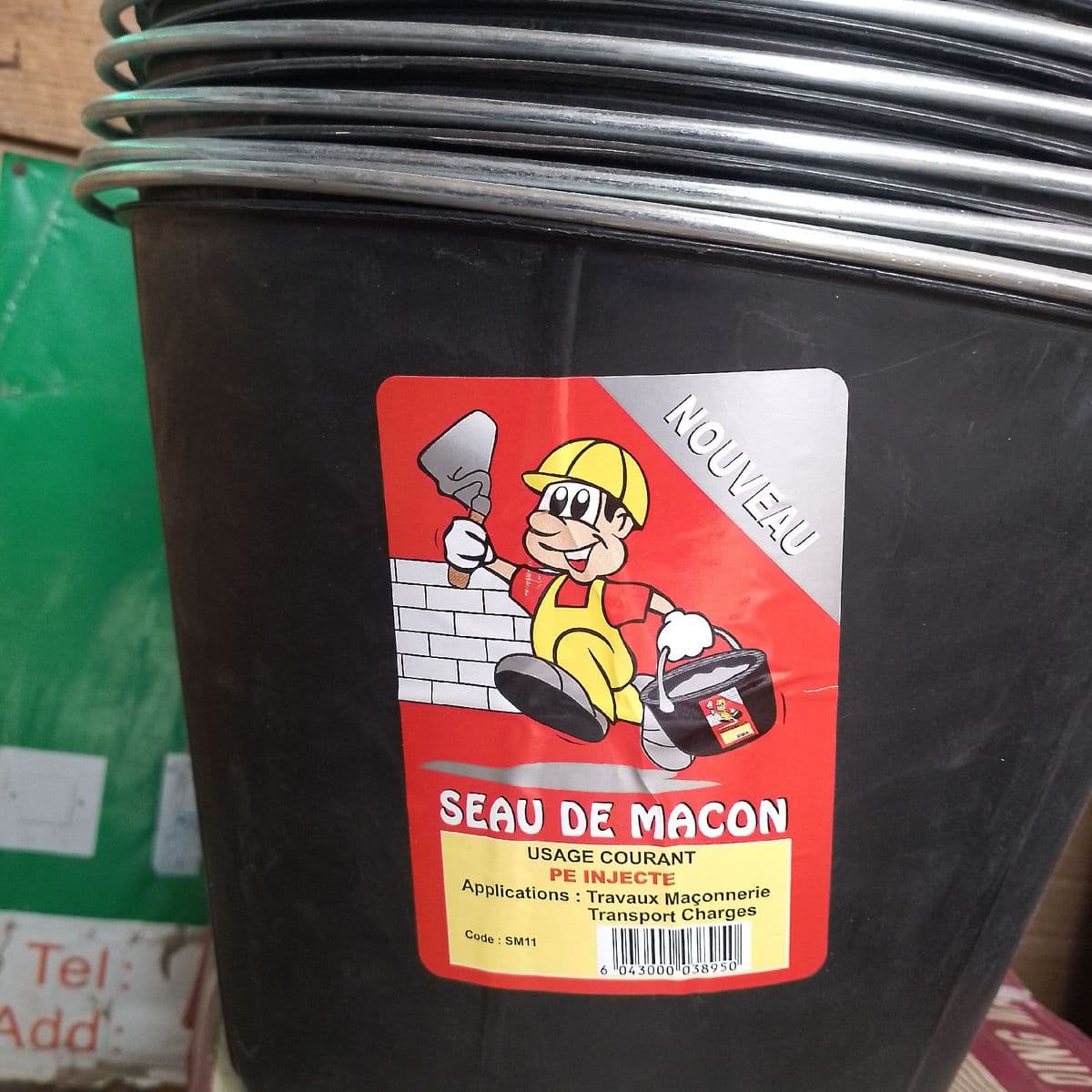 Seaux maçon 